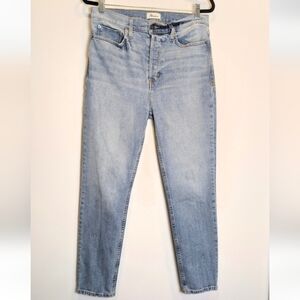 Rowan Light Wash High Waist Button-Fly Jeans Size 30